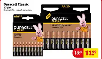 Kruidvat Duracell Classic aanbieding