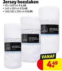 Kruidvat Jersey hoeslaken aanbieding