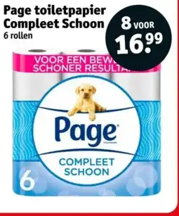 Kruidvat Page toiletpapier Compleet Schoon aanbieding