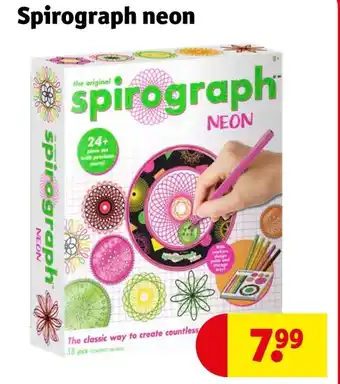 Kruidvat Spirograph neon aanbieding