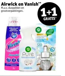 Kruidvat Airwick en Vanish aanbieding