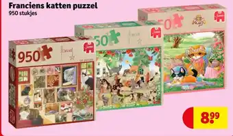 Kruidvat Franciens katten puzzel aanbieding