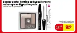 Kruidvat op hypoallergene make-up van Hypoallergenic aanbieding