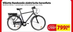 Kruidvat Villette Randonnée elektrische herenfiets aanbieding