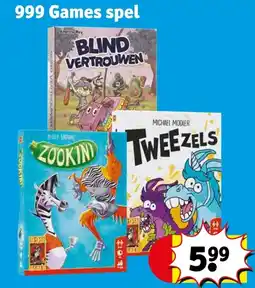 Kruidvat 999 Games spel aanbieding