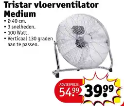 Kruidvat Tristar vloerventilator Medium aanbieding