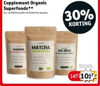 Kruidvat Cupplement Organic Superfoods aanbieding