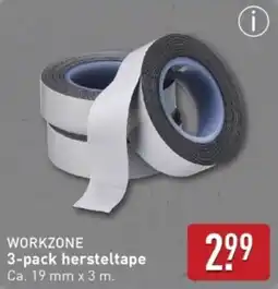 ALDI WORKZONE 3-pack hersteltape aanbieding