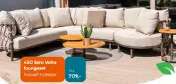 Van der Garde tuinmeubelen 4SO Ezra Volta loungeset aanbieding