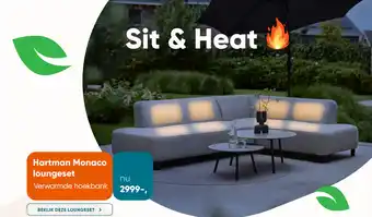 Van der Garde tuinmeubelen Hartman Monaco loungeset aanbieding