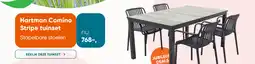 Van der Garde tuinmeubelen Hartman Comino Stripe tuinset aanbieding
