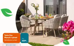 Van der Garde tuinmeubelen Taste Eva Manolo tuinset aanbieding