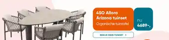 Van der Garde tuinmeubelen 4SO Allora Arizona tuinset aanbieding