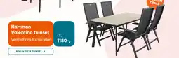 Van der Garde tuinmeubelen Hartman Valentino tuinset aanbieding