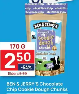 Butlon BEN & JERRY'S Chocolate Chip Cookie Dough Chunks aanbieding