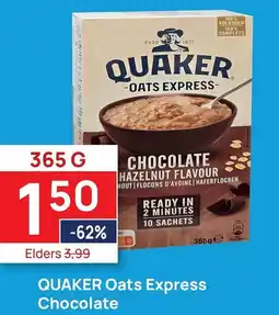 Butlon QUAKER Oats Express Chocolate aanbieding