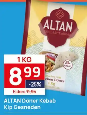 Butlon ALTAN Döner Kebab Kip Gesneden aanbieding