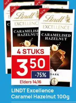 Butlon LINDT Excellence Caramel Hazelnut aanbieding