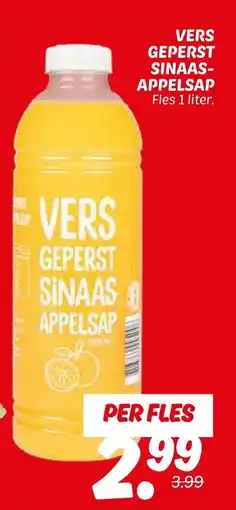 Dekamarkt Vers geperst sinaas appelsap aanbieding