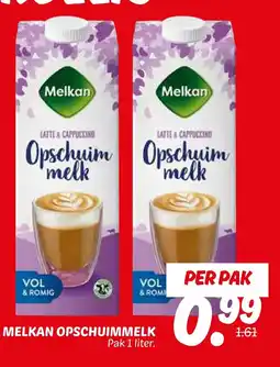 Dekamarkt Melkan opschuimmelk aanbieding