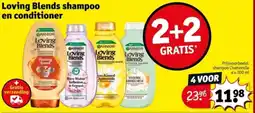 Kruidvat Loving Blends shampoo en conditioner aanbieding
