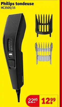 Kruidvat Philips tondeuse HC3505/15 aanbieding