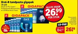Kruidvat Oral-B tandpasta gigapak aanbieding