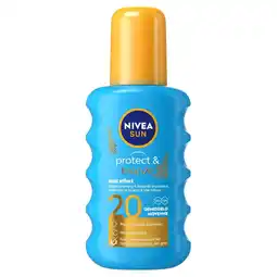 Bol.com NIVEA SUN Protect & Bronze Zonnebrand Spray SPF 20 - 200 ml aanbieding