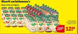 Kruidvat Olvarit variatiemenu's aanbieding