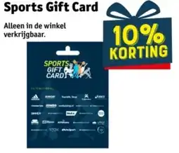 Kruidvat Sports Gift Card aanbieding