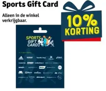 Kruidvat Sports Gift Card aanbieding