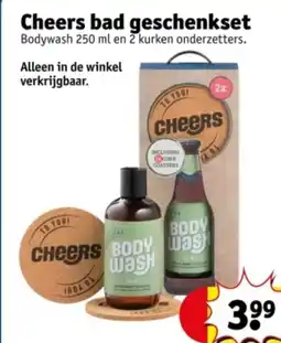 Kruidvat Cheers bad geschenkset aanbieding