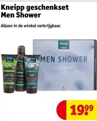 Kruidvat Kneipp geschenkset Men Shower aanbieding