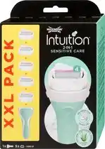 Bol.com Wilkinson Intuition Sensitive Care XXL Pack - Scheerapparaat + 5 Navulmesjes aanbieding