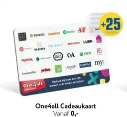 Primera One4all Cadeaukaart aanbieding