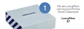 Primera Luxe giftbox aanbieding