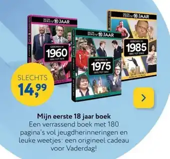 Primera Mijn eerste 18 jaar boek aanbieding
