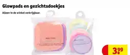 Kruidvat Glowpads en gezichtsdoekjes aanbieding