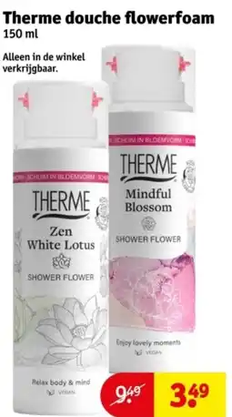 Kruidvat Therme douche flowerfoam aanbieding