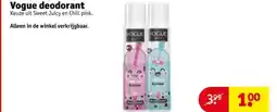 Kruidvat Vogue deodorant aanbieding