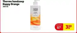 Kruidvat Therme handzeep Happy Orange aanbieding
