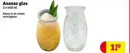 Kruidvat Ananas glas aanbieding