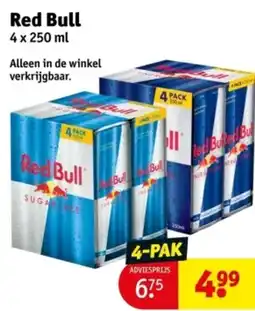 Kruidvat Red Bull aanbieding