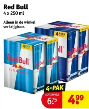 Kruidvat Red Bull aanbieding