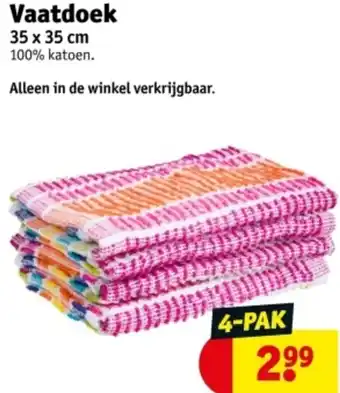 Kruidvat Vaatdoek aanbieding