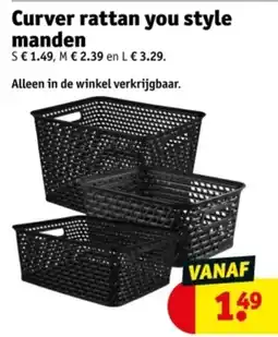 Kruidvat Curver rattan you style manden aanbieding