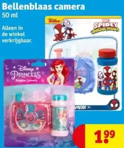 Kruidvat Bellenblaas camera aanbieding