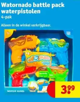 Kruidvat Watornado battle pack waterpistolen aanbieding