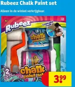 Kruidvat Rubeez Chalk Paint set aanbieding