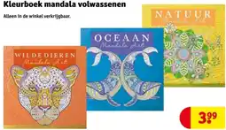 Kruidvat Kleurboek mandala volwassenen aanbieding